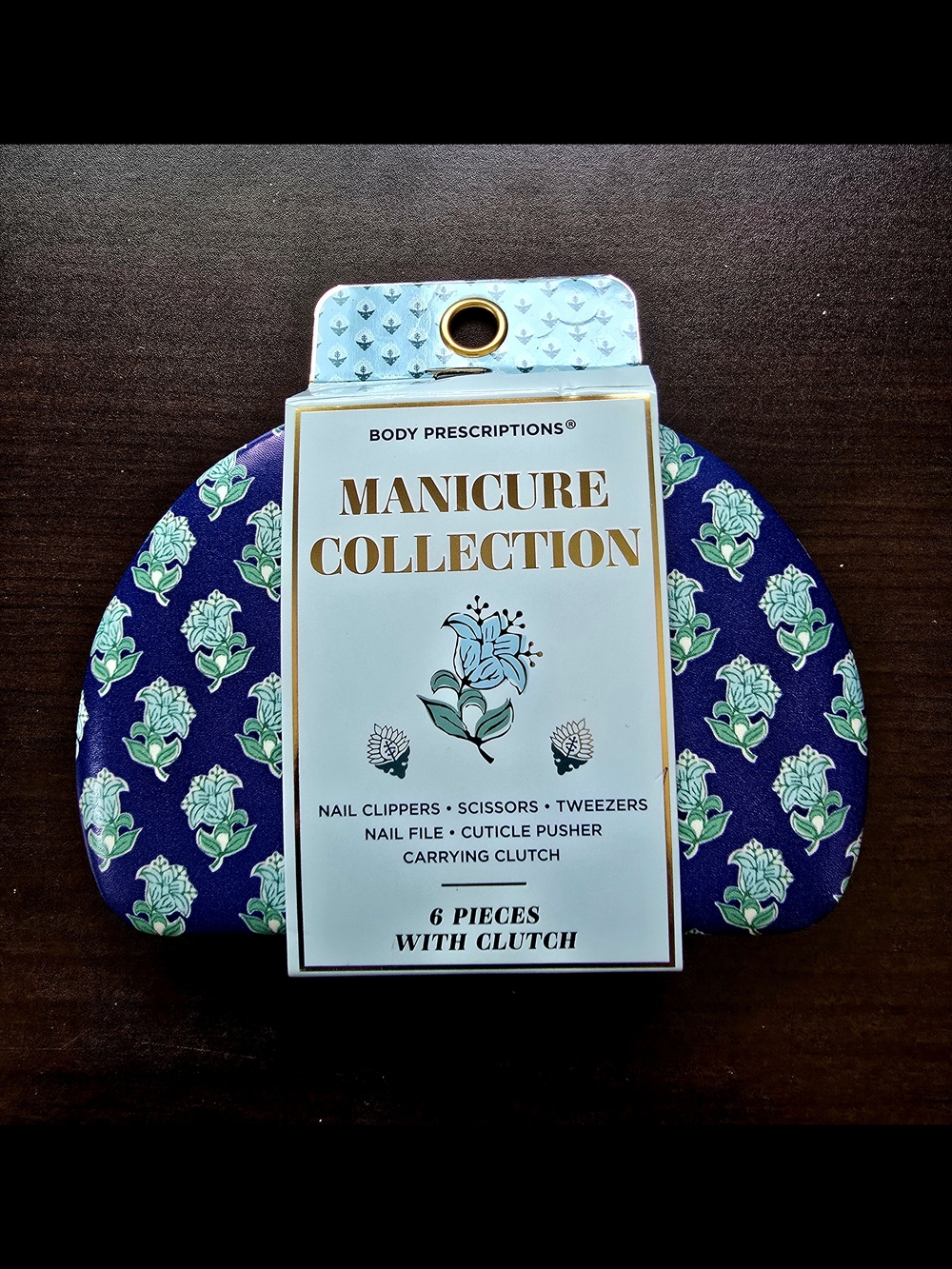 Manicure Collection Clutch - Navy Floral